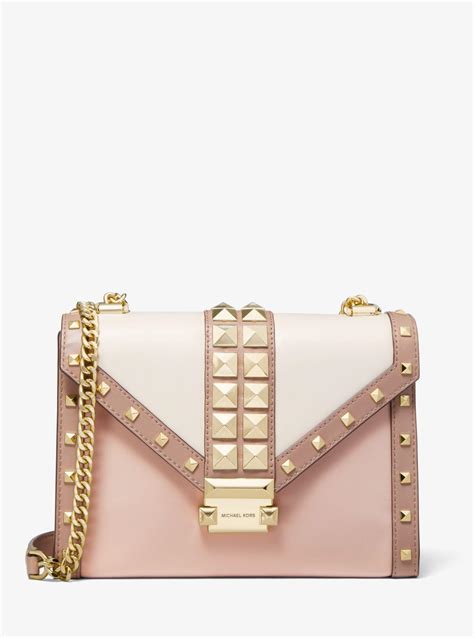 michael kors pink whitney large shoulder bag|Michael Kors whitney large.